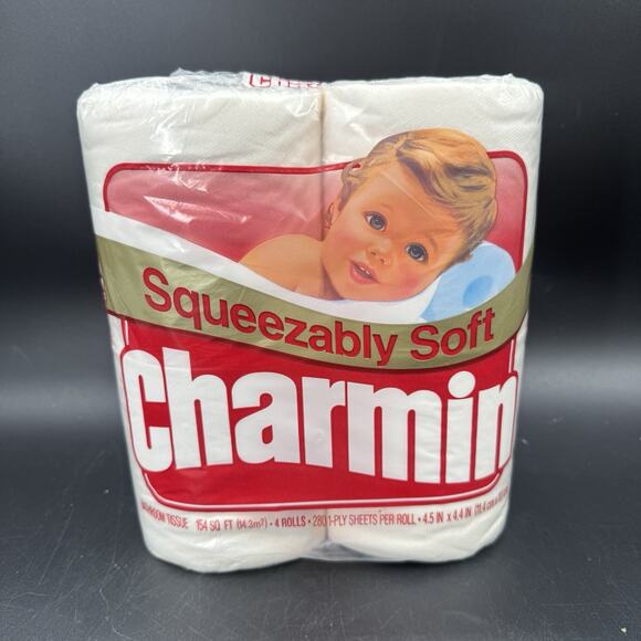 Vintage Charmin Squeezable Soft Toilet Paper Bath Tissue Movie Prop 1990s - Picture 1 of 6